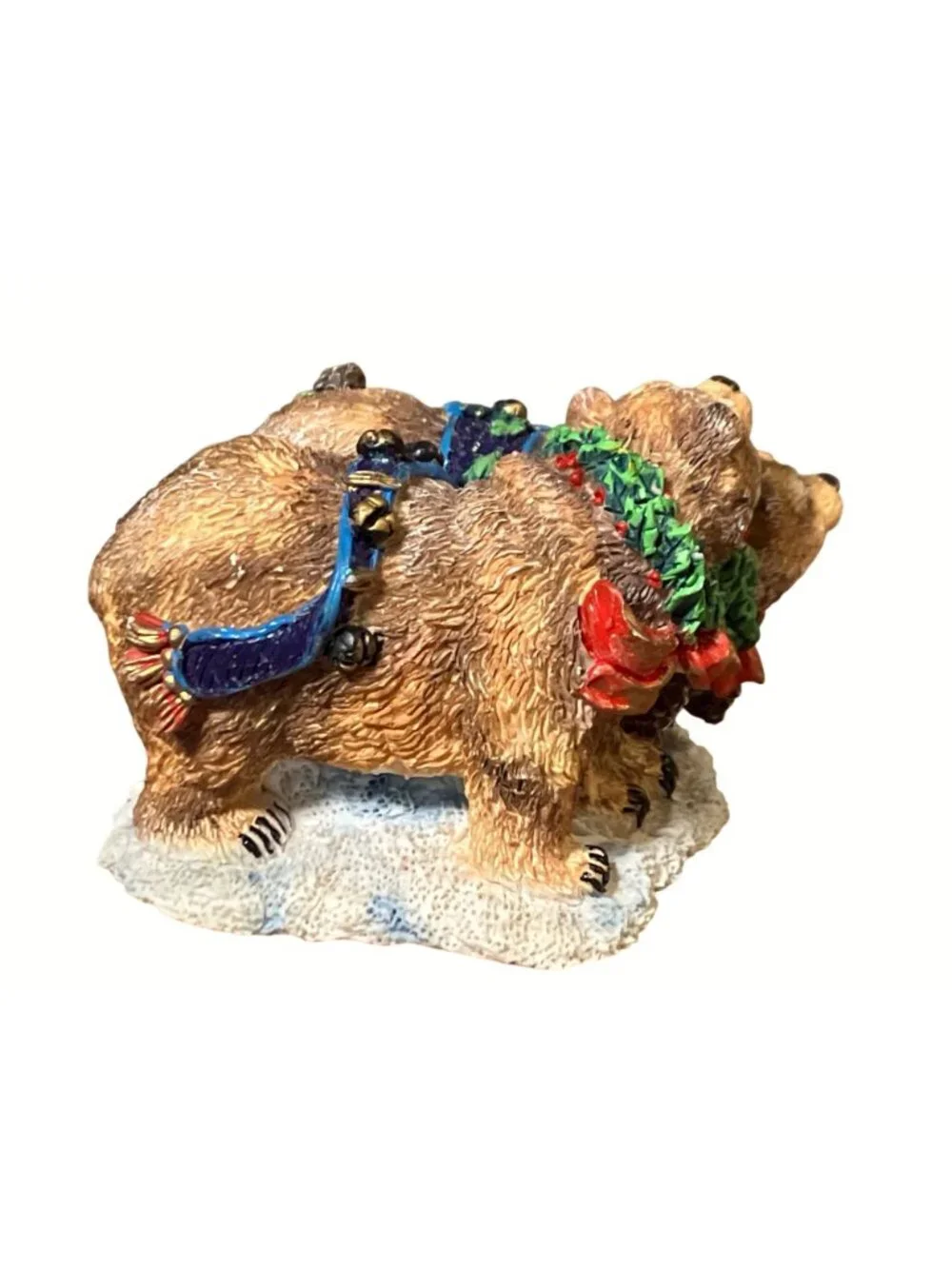 Crinkle Claus Crinkle Bears Figurine By Possible Dreams 1997 Christmas Decor